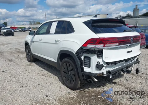 2025 Volkswagen Atlas Cross Sport 2.0T Se W/Technology из США, поврежденный, VIN 1V2KE2CA1SC225232